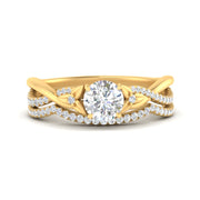 twisted-daisy-round-diamond-bridal-ring-set-in-yellow-gold-FD9986B2RO-NL-YG